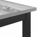 vidaXL stôl Sivý Sonoma 100 x 40 x 100,5 cm Inžinierske drevo a oceľ