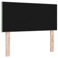 vidaXL LED hlavová doska Svetlosivá 100 cm Zamat