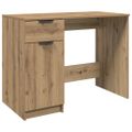 vidaXL Stôl dub artisan 100x50x75 cm kompozitné drevo