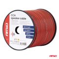 Vodič reproduktora dvojžilový CCA 2x1.5mm2 100m 7.5A AMiO-04459