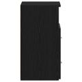 vidaXL Nočný stolík 2 ks Čierny dub 50 x 32 x 60 cm Kompozitné drevo