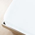 vidaXL Priliehavé prestieradlá Jersey 2 ks biele 180x200 cm bavlna