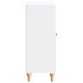 vidaXL Servírovacia skriňa Biela 66 x 34,5 x 90 cm Kompozitné drevo