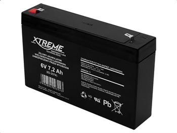Batéria olovená 6V/7,2Ah Xtreme 82-207 gélový akumulátor Baterie olověná  6V / 7,2Ah Xtreme 82-207 gelový akumulátor