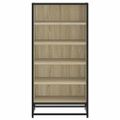 vidaXL Regál na topánky dub sonoma 48x38x97,5 cm spracované drevo