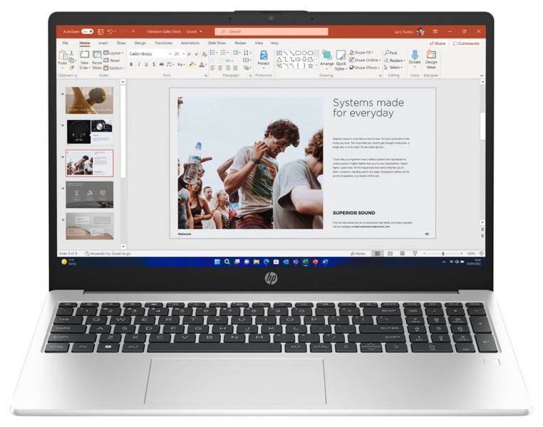 HP 250R G10/ Core 3 100U/ 16GB DDR4/ 512GB SSD/ Intel® Graphics/ 15,6"FHD,matný/ W11P/ strieborný Notebook, Core 3 100U, 16GB DDR4, 512GB SSD, Intel Graphics, 15,6" Full HD IPS, W11P, strieborný