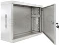 Kovový rozvádzač montážna skriňa 540x400x180 mm TPR-3U, chrbát plech, lesklá biela Kovový rozvádzač montážna skriňa 540x400x180 mm TPR-3U, chrbát plech, lesklá biela