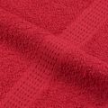 vidaXL Uteráky pre hostí FROGN 10 ks červené 30x50 cm 360 g/m²