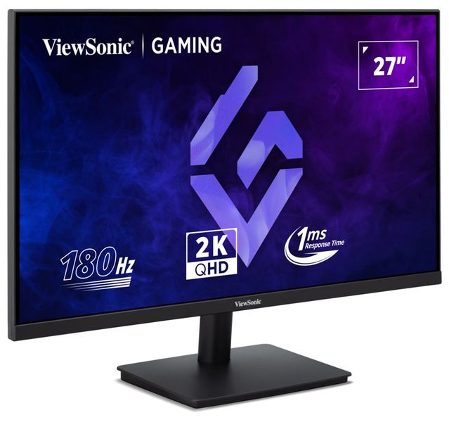 ViewSonic VX27G1-2K 27" 16:9 2560 x 1440 SuperClear® IPS, 180Hz, 1ms MPRT, 2 HDMI, DP, HDR10 LED monitor, herní, 27", IPS, 2560×1440, 16:9, 180Hz, 1ms, 300cd/m2, 2× HDMI, DisplayPort, en. tr. F, cerný