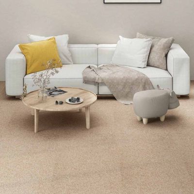 vidaXL Kobercové podlahové dlaždice 16 ks 4 m² 25x100 cm bledobéžové