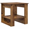 vidaXL Konferenčný stolík Staré drevo 51 x 50 x 50 cm Kompozitné drevo