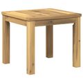 vidaXL Konferenčný stolík Biela 40 x 40,5 x 36 cm Pevné akáciové drevo