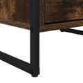 vidaXL Servírovacia skriňa Dymová dub 42 x 36 x 75.5 cm