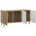 vidaXL TV skrinka 99 x 34,5 x 50 cm Dub artisan Kompozitné drevo