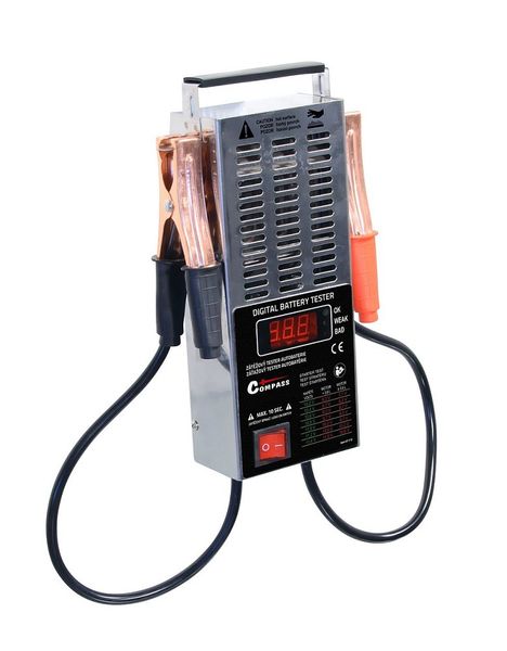 Testér autobaterie záťažový COMPAS LED