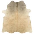 vidaXL Koberec pravá hovädzia koža béžový 150x170 cm