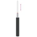 vidaXL Plynový valec kancelárskej stoličky Čierna 355-540 mm Železo