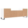 vidaXL TV skrinka biela 160x35x55 cm spracované drevo