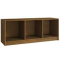 vidaXL TV skrinka medovo-hnedá 104x33x41 cm borovicový masív