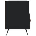 vidaXL TV stolík čierny 102x36x50 cm kompozitné drevo