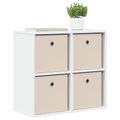 vidaXL Servírovacia skriňa Biela 59,5 x 27 x 57 cm