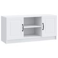 vidaXL TV skrinka Biela 102 x 34,5 x 47 cm Kompozitné drevo