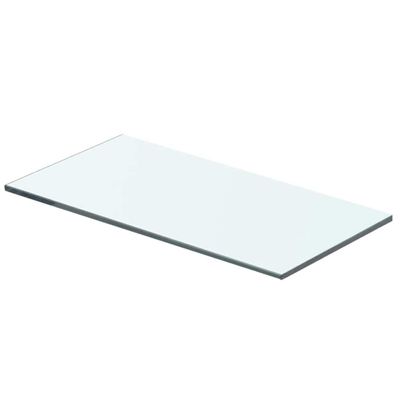 vidaXL Poličkový panel z priehľadného skla, 40x15 cm