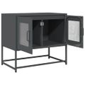 vidaXL TV skrinka antracit 68x39x60,5 cm Oceľ valcovaná za studena