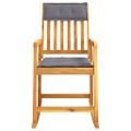 vidaXL Adirondack Hojdacie kreslo s vankúšmi masívne akáciové drevo