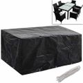 vidaXL Obaly na záhradný nábytok pre 6 osôb 2 ks 240x140 cm, 10 očiek