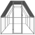 vidaXL Klietka pre sliepky 2x6x2 m pozinkovaná oceľ