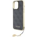 Puzdro Guess pre iPhone 15 Pro Max 6,7" GUHCP15XGF4GGR sivá HC PU 4G Charm