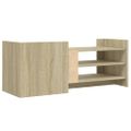 vidaXL TV skrinka dub sonoma 100x35x40 cm spracované drevo