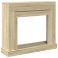 vidaXL Obloženie krbu dub sonoma 100x30x87,5 cm kompozitné drevo