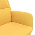 vidaXL Relaxačné kreslo horčicovo-žlté zamatové