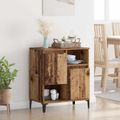 vidaXL Servírovacia skriňa Staré drevo 60 x 35 x 70 cm