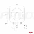 LED pracovné svetlo AWL18 1LED HP SPOT 9-36V