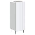 vidaXL Servírovacia skriňa Biela 34,5 x 33 x 92 cm Kompozitné drevo