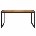vidaXL Záhradný stôl s nohami v tvare U 160x80x75 cm akáciový masív