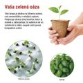 LED GROW pestovateľská lampa na sadenice 15 W, časovač, biela