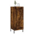 vidaXL Komoda dymový dub 34,5x34x90 cm spracované drevo