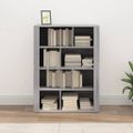 vidaXL Komoda sivý dub sonoma 80x30x106 cm spracované drevo