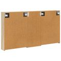 vidaXL Set kabinetov do kúpeľne 3 ks 130 x 14,5 x 70 cm