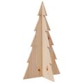vidaXL Drevený vianočný stromček na dekoráciu 80 cm masívna borovica