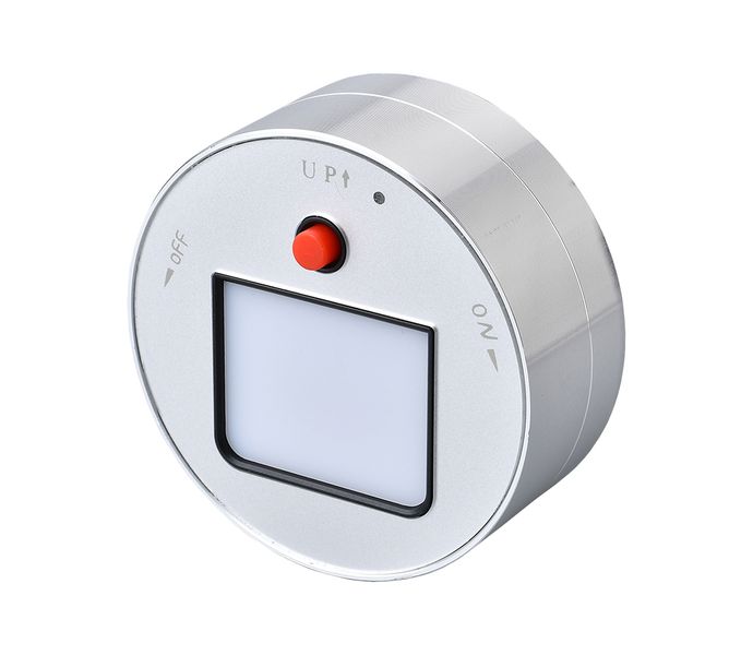 Zásuvkový modul Viking A10S, strieborná/ LED svetlo 3W/230V,16A,50Hz