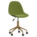3086107 vidaXL Swivel Dining Chairs 6 pcs Light Green Velvet(3x333497)