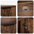 vidaXL Nábytok pre mačky Staré drevo 100 x 49 x 45 cm Kompozitné drevo
