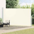 vidaXL Zaťahovacia bočná markíza na terasu 200x514 cm krémová
