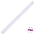vidaXL Ochranná lišta proti prieniku PVC 35x0,19 m zelená