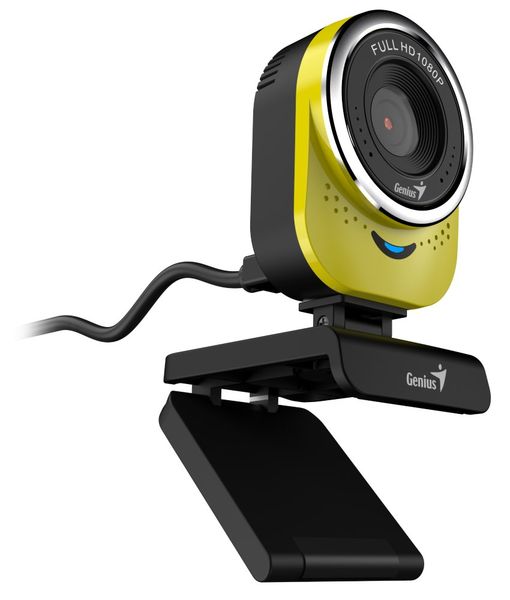 GENIUS webová kamera QCam 6000/ žltá/ Full HD 1080P/ USB2.0/ mikrofón Webkamera, Full HD 1080P, mikrofón, USB 2.0, žltá